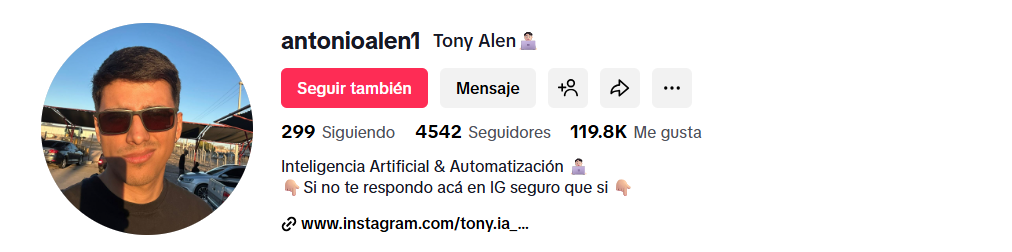 Antonio en TikTok